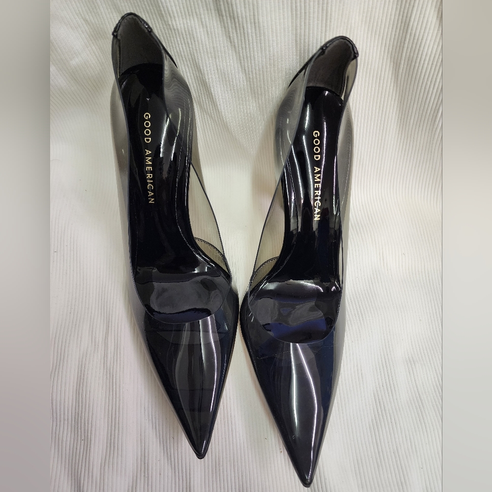 Good American Cinder-F*-rella Pump in Size 7
